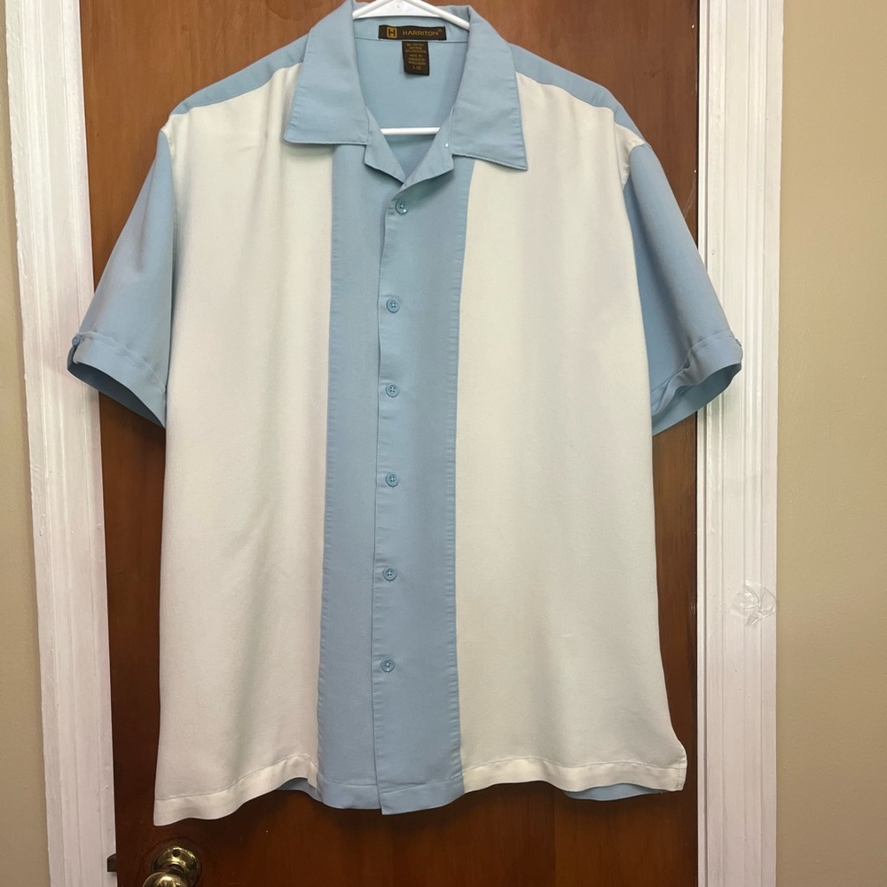 Harrison Light Blue and White Casual Shirt